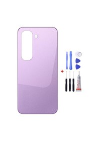 Resim İnfinix Hot 50 Mor Arka Cam Kapak Pil Kapağı Tamir Set B7000 Set Mor 