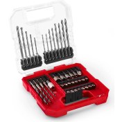 Resim Einhell L-Case 40 Parçalı Uç ve Matkap Seti (25 mm Uçlar, Hızlı Değiştirilebilir Uç Tutucu, Lokma Anahtar, Havşa, Metal, Beton ve Ahşap Matkap Uçları, Saklama Kutusu Dahil) - 49109053 