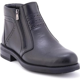 Resim Forelli Pıel 36255-H Siyah Erkek Kışlık Deri Comfort Bot 