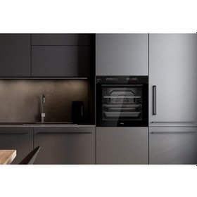 Resim Tommatech TAF6001BS 80 LT Ankastre Elektrikli Fırın Siyah 