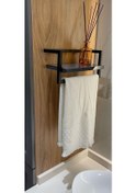 Resim Lylacollection Arya Raflı Havluluk (506780816) Siyah 
