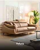 Resim Velura Home & Living Ezel Motorlu Koltuk Takımı & Usb Portlu (3+3+3) - Krem 