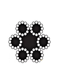 Resim Çelik Halat 6 Mm 10 Metre 6x12+7 K.öz 