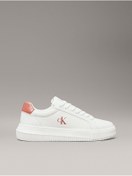 Resim Calvin Klein Kadın Normal Taban Yuvarlak Burunlu Deri Beyaz Sneaker Yw0yw01769-0lg 