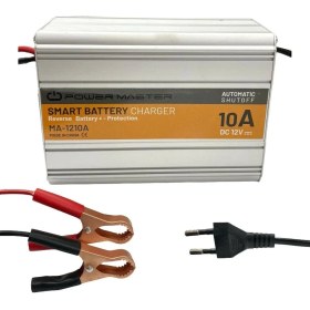 Resim PowerMaster MA-1210A 12 Volt - 10 Amper Akıllı Hızlı Akü Şarj Cihazı Analog Amper Göstergeli 