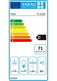 Resim Teka TL 6310 Sürgülü Aspiratör 40474251 