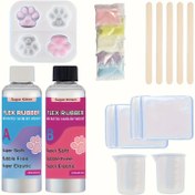Resim 1:1 Süper Yumuşak Sıvı Silikon Kauçuk - DIY Dekompresyon El Sanatları Kalıpları, Kedi Pati ve Pati Baskı Şekilleri, Yüksek Kaliteli Yeniden Kullanılabilir Yapım Setleri, Hediyeler, Evcil Hayvan Severleri, DIY El Sanatları, Oyunlu Tasarım, Esnek El Sanatları 