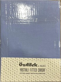 Resim Özdilek Colurist Lastikli Fitted Çift Kişilik Çarşaf Takımı 180 X 200 +30 Cm 30 Cm Yükseklik Gök Mavisi Çok Renkli 
