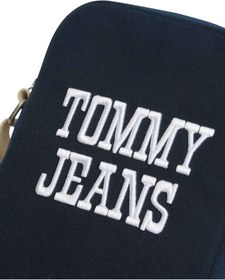 Resim Tommy Hilfiger Erkek Marka Logolu Günlük Kullanıma Uygun Lacivert Omuz Çantası AM0AM14223 C1G 