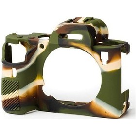 Resim Easycover Sony A7/A7 R3/A9 Silikon Kılıf Ecsa9C (Kamuflaj) 