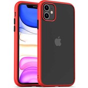Resim Maxisepet İphone 11 Uyumlu Hom Silikon-kırmızı Kirmizi 