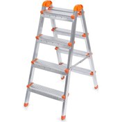 Resim 4+4 PROFİL ÇİFT ÇIKIŞLI MERDİVEN 