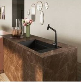 Resim Franke - Kng 110-62 Nero Tezgah Altı Granit Eviye - 125.0529.612 Nero 