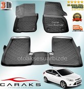 Resim Ford Focus 3 3D Paspas Havuzlu Siyah Hb 2011-2015 Arası Caraks 