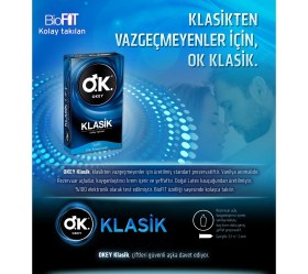 Resim Okey Prezervatif Karışık 3'lü Set 