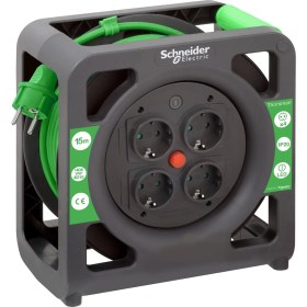 Resim Kompakt Kablo Makarası ımt33135 15M IP20 Ho5 3g1.0 Kablo Topraklı 