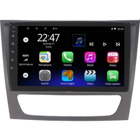 Resim Celali Tuning Mercedes E Class W211 E200-e220-e250 2003-2009 Android 12 Carplay Navigasyon Multimedya - 2gb Ram 32gb Hdd 