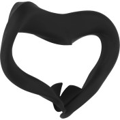 Resim Vr Silikon Maske Yüz Örtüsü Ter Geçirmez Yıkanabilir Işık Geçirmez Standart Göz Pedi Oculus Quest 2 Vr Oyun Içinsiyah (Yurt Dışından) 