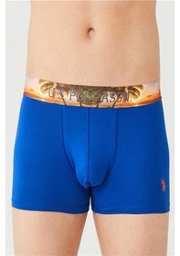 Resim U.S. Polo Assn. U.s Polo Assn. 80434 Erkek 3 Lü Boxer-sax&antrasitmelanj&turuncu Çok Renkli 