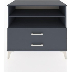 Resim Hyperion Şifonyer 2 Raflı 2 Çekmeceli 88x44x80 Antrasit-antrasit Antrasit 