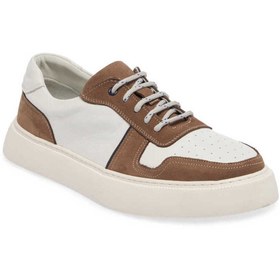 Resim Tergan Vizon Hakiki Deri Erkek Sneaker - E24I1AY56814-A65 