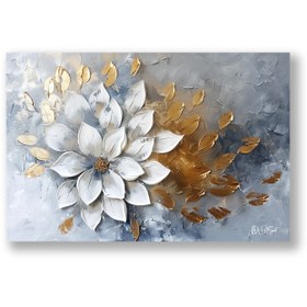 Resim Yıldızı Andıran Çiçek - 60x40 