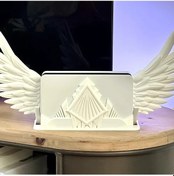 Resim Gaojunshop01 Beyaz Nintendo Switch Stand Melek Kanatlı Katlanır Tutucu Oled Uyumlu 