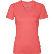 Resim Jack Wolfskin Crosstrail T Kadın Pembe Tişört Kadın T-SHIRT 1801692-2072 
