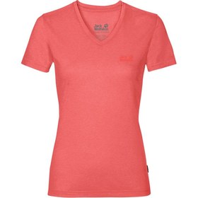 Resim Jack Wolfskin Crosstrail T Kadın Pembe Tişört Kadın T-SHIRT 1801692-2072 