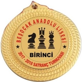 Resim Madalya Satranç Turnuvası Altın 