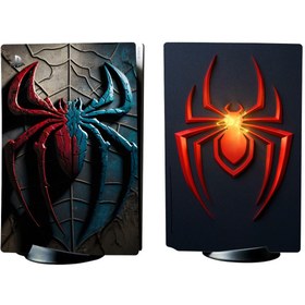 Resim Kt Grup Spider Playstation 5 Standart Kasa Dijital Versiyon Full Sticker Kaplama Seti 
