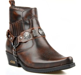 Resim FootCourt Kahverengi Içi Kürklü Western Kovboy Bot 