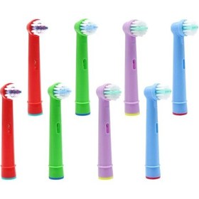 Resim 8 Adet-yedek Çocuk Çocuk Diş Fırçası Kafaları Oral B Canlılık Hassas Temiz Oral Canlılık Ağız Hijyeni Pro Sağlık 