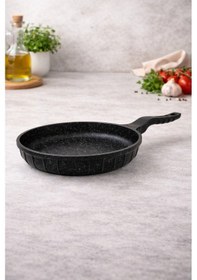 Resim Line 24 cm Döküm Tava - Granit Kaplama Yapışmaz Sahan Tava 