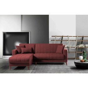 Resim Ipek Mobilya Berry Köşe Takımı 3+2 ( Bordo ) 