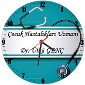 Resim Doktora Hediye Isimli Ofis Duvar Saati 