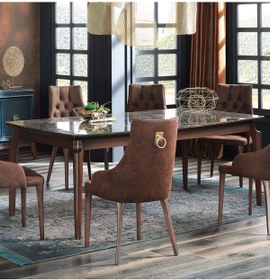 Resim Enza Home Elegante Yemek Masası 