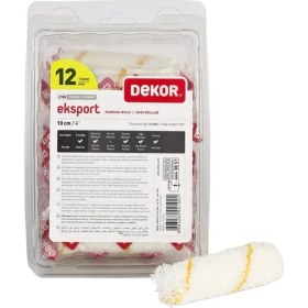 Resim Topalak Ticaret Dekor 2100 Eksport Parmak Rulo Yedeği 12 Li ( 1 Paket ) 
