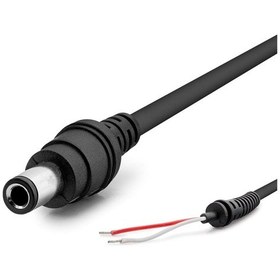 Resim Büro Ev Ofis Notebook Bilgisayarı İçin Uyumlu Siyah 1.2mt 6.3x3.0mm 30w-90w Laptop Adaptör Kablosu 