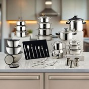 Resim Aryıldız Solo 130 Parça Çelik Çeyiz Seti 