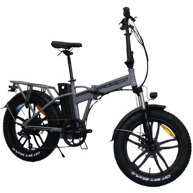 Resim Kron ZUMA 20 JANT Katlanır Elektrikli Bisiklet 7 Vites - M.Disc - Elektrikli -Nardo Gri-Siyah 