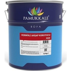 Resim Pamukkale Ahşap Koruyucu Vernikli 12 Kg Ceviz 