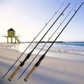 Resim Ultra hafif Yem Döndürme Atma Balıkçılık Çubuğu 2 Bölümlü 1,68 m - 1,8 m / 5,51 ft - 5,90 ft UL süper yumuşak Baitcasting Çubuk Yem Döndürme / Atma Çubuğu Yem: 0,5-8 g 