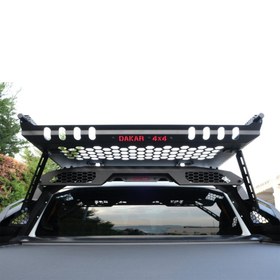Resim Toyota Hilux Roll Bar - Sepetli, Siyah, Dakar V2 | 2006-2015 Arası 