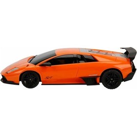 Resim 1:24 Lamborghini Murcielago Sv Işıklı Uzaktan Kumandalı Araba 39403 Turuncu Çok Renkli 