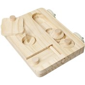 Resim Vkemall Küçük Hayvanlar İçin Ahır Eşyası - Doğal Odun Foraj Oyunu, Fiziksel Ve Zihinsel Egzersiz, Sinemayı Azaltma, Kuşak, Chinchilla, Hamster, Fareler İçin Uygun 