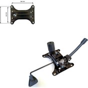 Resim Depolife Ofis Büro Çalışma Koltuğu Için Çift Kol Metal Şase Tilt Mekanizma (15x20cm) Yedek Parça 