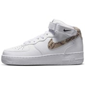 Resim Nike Air Force 1 07 Mid Classic Velcro Kadın Spor Ayakkabı DD9625-101 stilim spor 