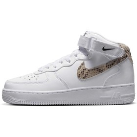 Resim Nike Air Force 1 07 Mid Classic Velcro Kadın Spor Ayakkabı DD9625-101 stilim spor 
