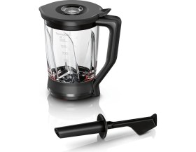 Resim Bosch Mutfak Şefi MUMS6ZS00 -MUMSZ6ZS17 3 Lü Aksesuvar Seti Kıyma Aparatı- Makarna Diks -Cam Blender Aparatı 
